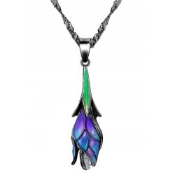 Naszyjnik srebrny łańcuszek z zawieszką damski rodowany srebro próba 925