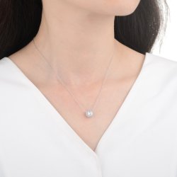 Naszyjnik srebrny damski łańcuszek z zawieszką srebro próby 925 celebrytka