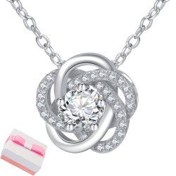 Naszyjnik srebrny damski łańcuszek z zawieszką srebro próby 925 celebrytka