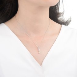 Naszyjnik srebrny litera j literka imię inicjały łańcuszek z zawieszką 925