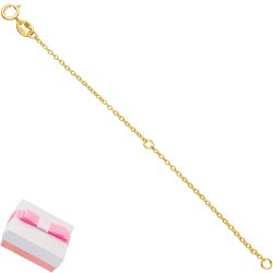 Srebrna przedłużka do naszyjników pozłacana łańcuszek srebro 925