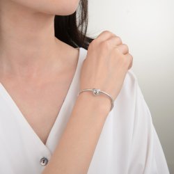 Charms serce srebrny koniczyna koralik beads 925