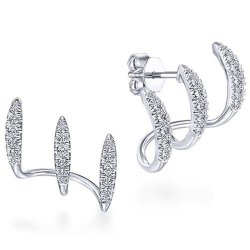 Kolczyki srebrne 925 spirale wkrętki sztyfty srebro próba 925