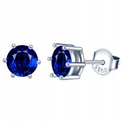 Kolczyki srebrne sztyft srebro próby 925 wkrętki