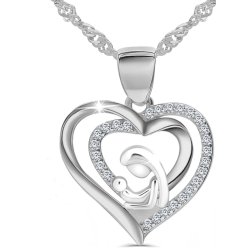 Naszyjnik srebrny łańcuszek medalik na komunię