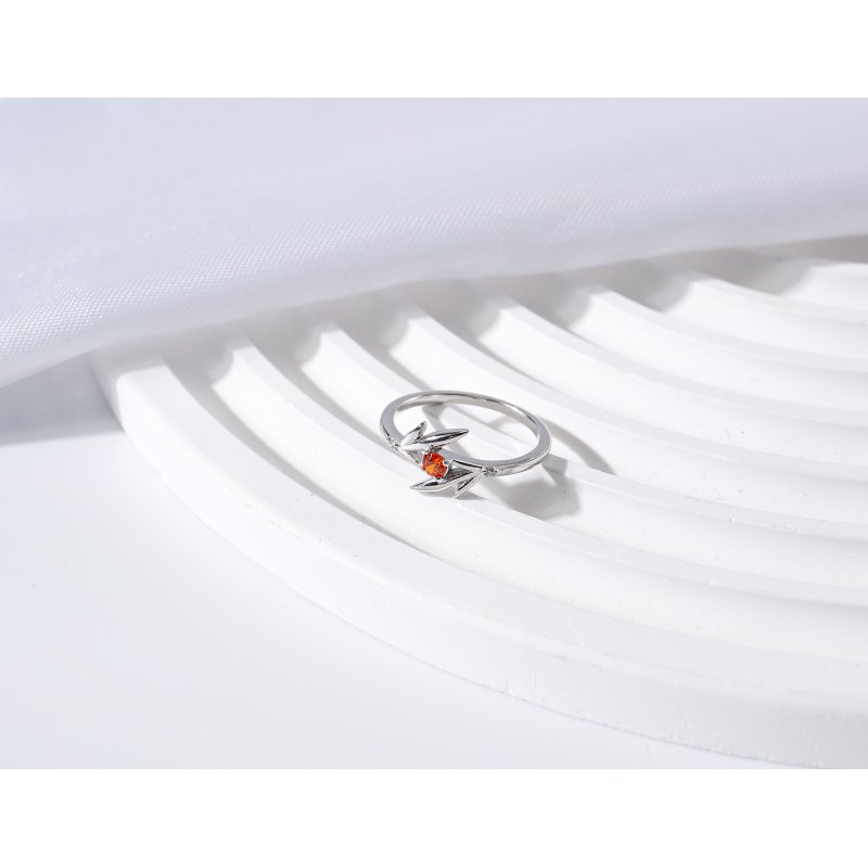 Srebrny pierścionek rodowany srebro próba 925 dla kobiety