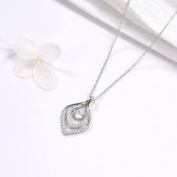 Naszyjnik srebrny łańcuszek z zawieszką srebro 925