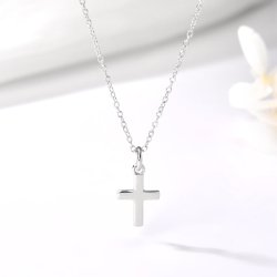 Naszyjnik srebrny krzyżyk łańcuszek srebro 925