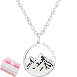 Naszyjnik srebrny 925 góry tatry zakopane