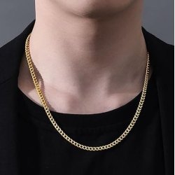 Męski srebrny łańcuszek pancerka srebro próba 925 pozłacany