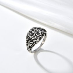 Srebrny sygnet męski patriotyczny orzeł sygnet srebro próba 925