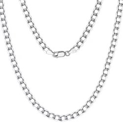 Szeroki łańcuszek srebrny pancerka męski 55 cm srebro próba 925 oryginalny