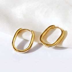 Srebrne kolczyki damskie angielskie srebro 925 pozłacane dla kobiety