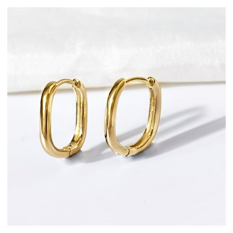 Srebrne kolczyki damskie angielskie srebro 925 pozłacane dla kobiety