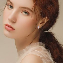 Srebrne kolczyki 925 jednorożce dla dziewczynki