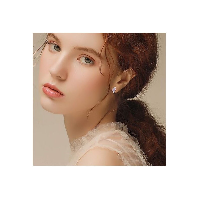 Srebrne kolczyki 925 jednorożce dla dziewczynki