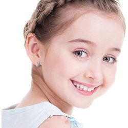 Srebrne kolczyki dla dziewczynki dzieci pandy srebro próba 925