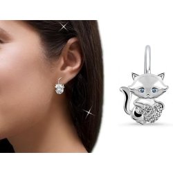 Srebrne kolczyki dla dziewczynki dzieci kotki srebro próba 925
