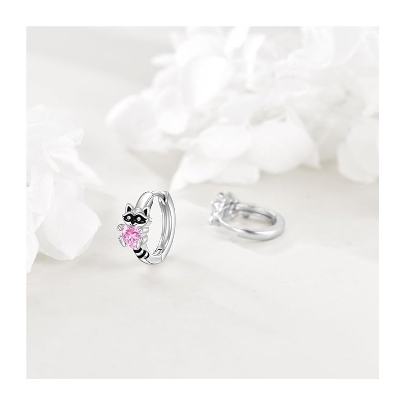 Srebrne kolczyki rodowane szopy dla dziewczynki dzieci srebro próba 925