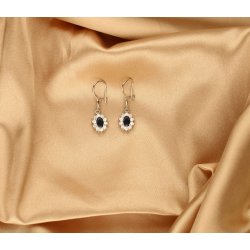 Piękne kolczyki srebrne 925 wiszące eleganckie