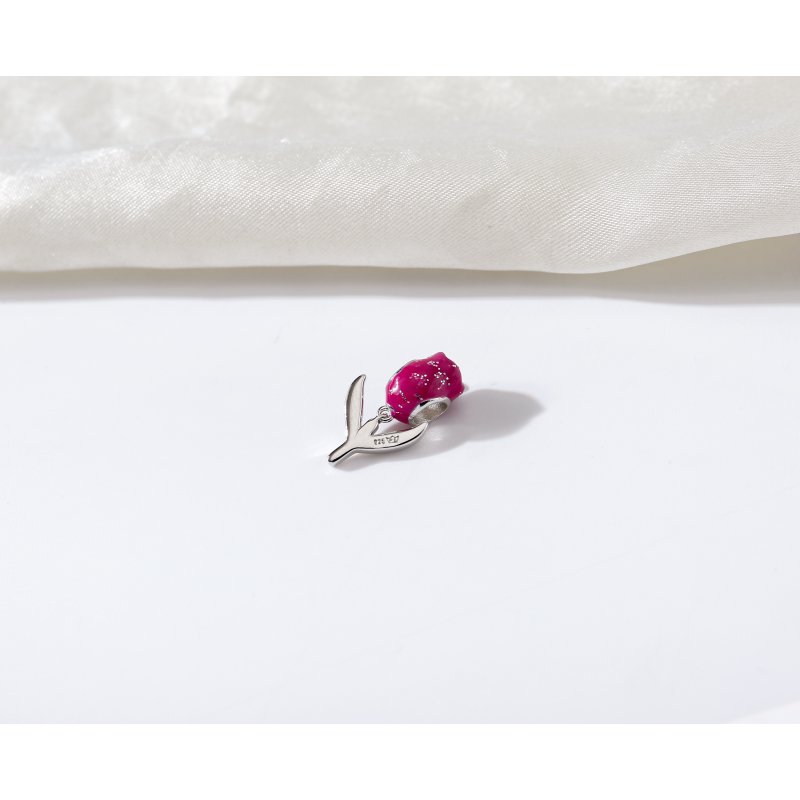 Charms zawieszka srebrna beads kwiatek srebro próba 925 oryginalny