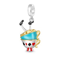 Charms srebro próba 925 alicja w krainie czarów zawieszka kolekcjonerska