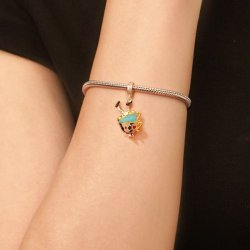 Charms srebro próba 925 alicja w krainie czarów zawieszka kolekcjonerska