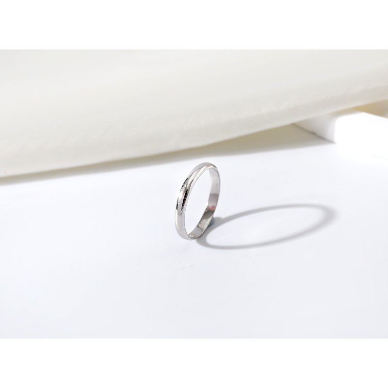 Pierścionek srebrny obrączka srebrna polerowana wąska srebro próba 925