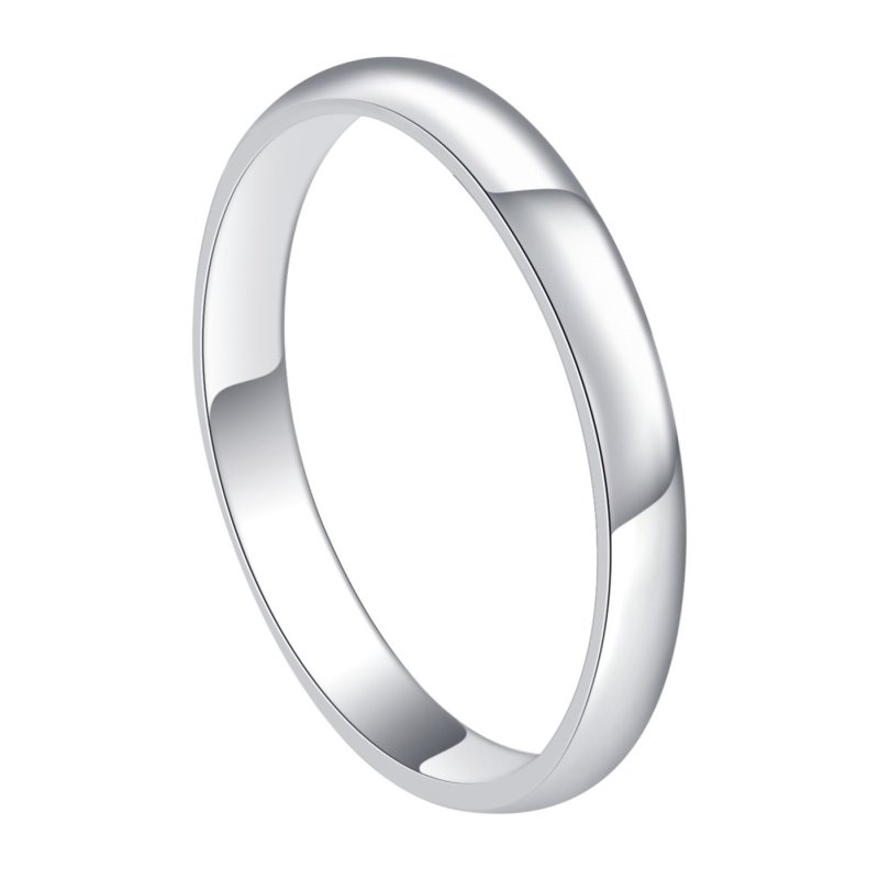 Pierścionek srebrny obrączka srebrna polerowana wąska srebro próba 925