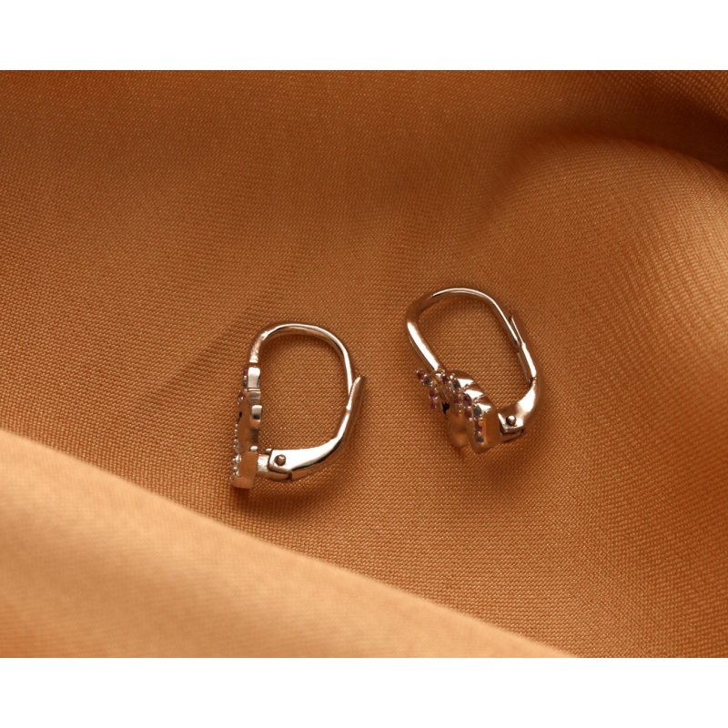 Srebrne kolczyki jednorożce 925 dla dziewczynki