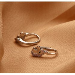 Srebrne kolczyki jednorożce 925 dla dziewczynki