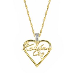 Naszyjnik srebrny kocham cię damski łańcuszek z zawieszką  srebro pozłacane próba 925