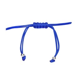 Srebrna bransoletka dla dziewczynki dzieci sznurkowa serce srebro 925