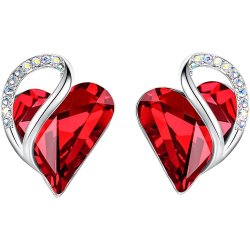 Kolczyki srebrne dla dziewczynki serca srebro próba 925 sztyfty wkrętki