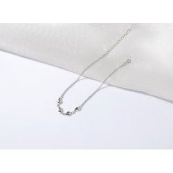 Srebrna bransoletka krople regulowana srebro 925