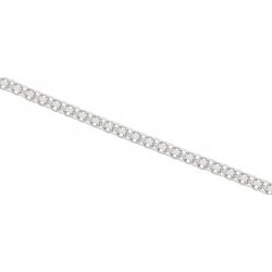 Srebrny łańcuszek damski naszyjnik bismark srebro próba 925