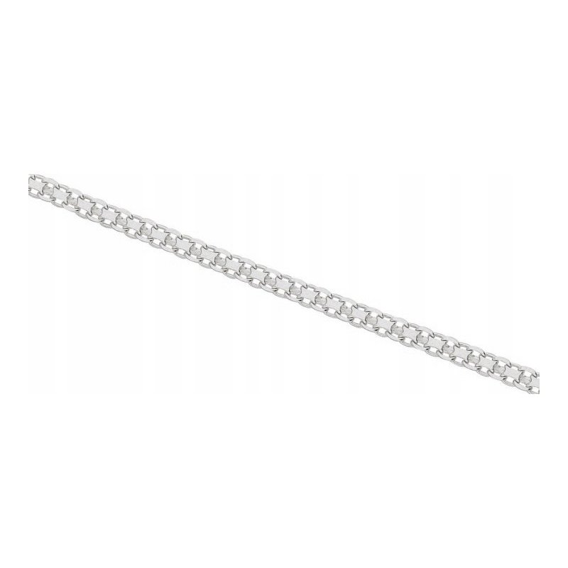 Srebrny łańcuszek damski naszyjnik bismark srebro próba 925