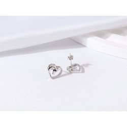 Kolczyki srebrne rodowane dla dziewczynki koniki konie srebro próba 925