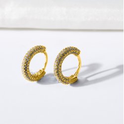 Kolczyki srebrne kółka koła angielskie srebro próba 925 pozłacane oryginalne