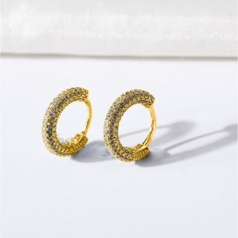 Kolczyki srebrne kółka koła angielskie srebro próba 925 pozłacane oryginalne