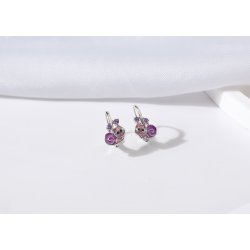 Kolczyki srebrne dla dziewczynki ślimaczki ślimaki angielskie srebro 925