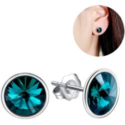 Srebrne kolczyki damskie srebro próba 925 wkrętki sztyfty dla niej