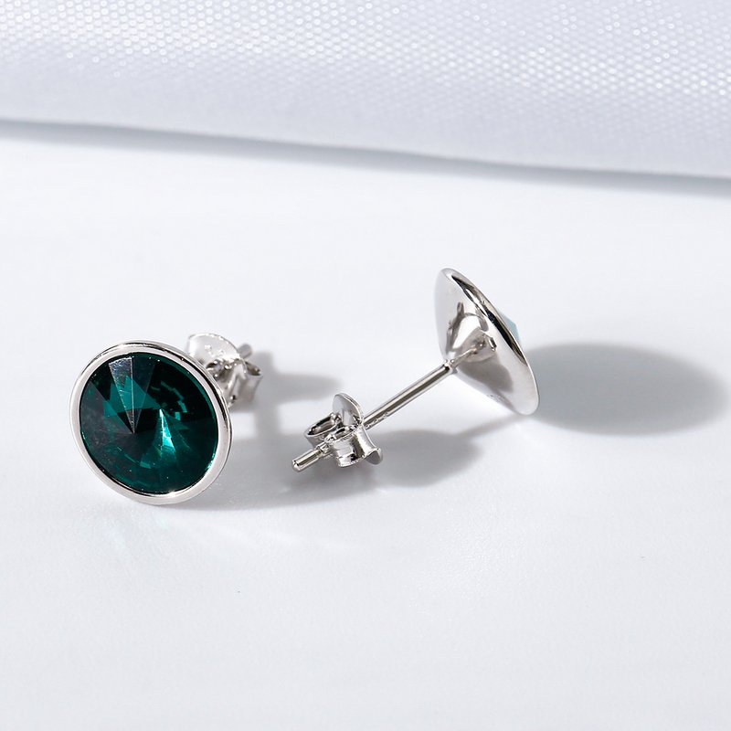 Srebrne kolczyki damskie srebro próba 925 wkrętki sztyfty dla niej