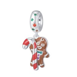 Charms zawieszka srebrna beads koralik charms srebro próba 925 na święta