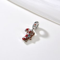 Charms zawieszka srebrna beads koralik charms srebro próba 925 na święta