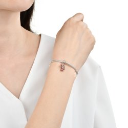 Charms zawieszka srebrna beads koralik charms srebro próba 925 na święta