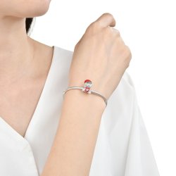 Charms zawieszka srebrna beads koralik charms srebro próba 925 na święta