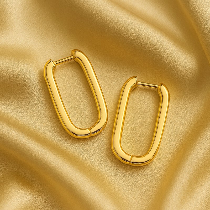 Srebrne kolczyki damskie angielskie srebro próba 925 pozłacane