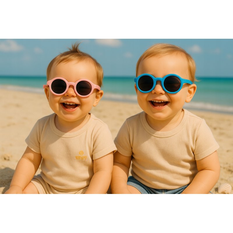 Elastyczne okulary przeciwsłoneczne dla dzieci 6–36 miesięcy ochrona uv