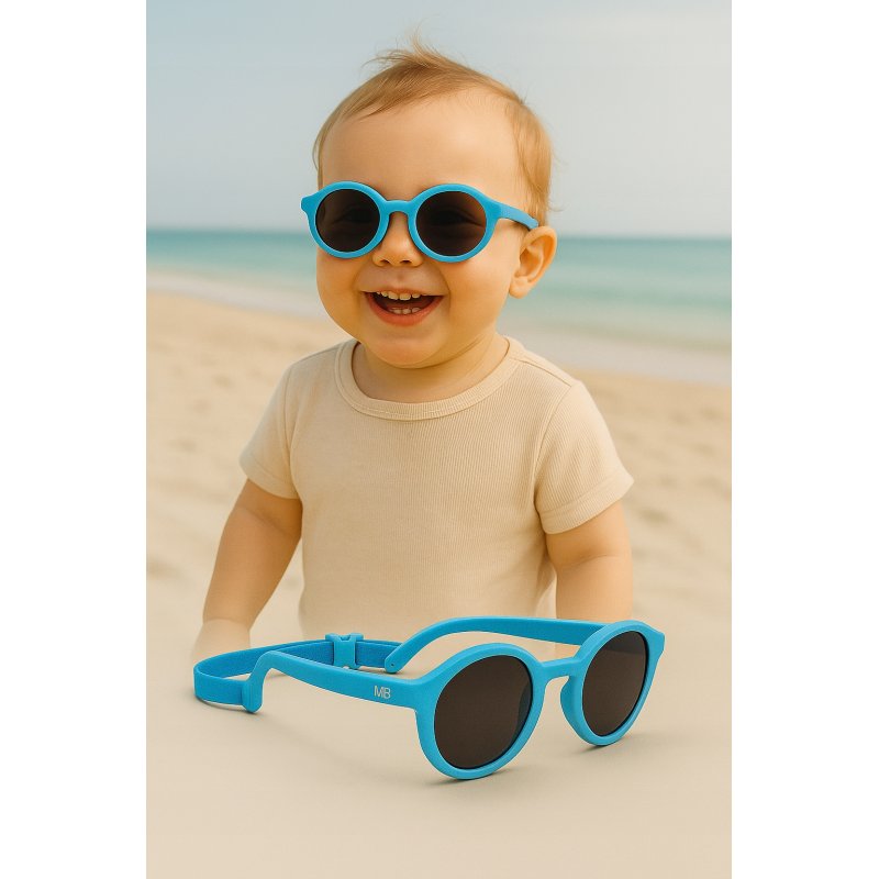 Elastyczne okulary przeciwsłoneczne dla dzieci 6–36 miesięcy ochrona uv